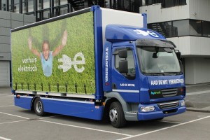 De eerste 12 tons HYTRUCK voor Aad de Wit verhuizingen.